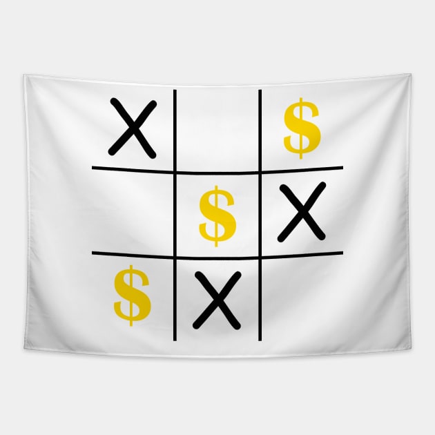 Tic Tac Toe Tapestry by BattaAnastasia