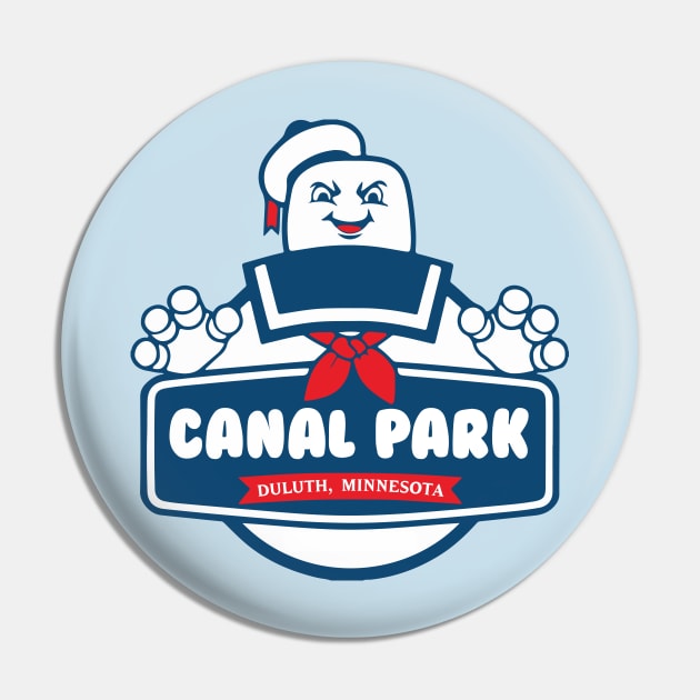 A Sailor in Canal Park Pin by ghostbustersnorth