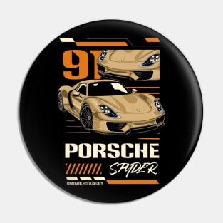 918 Spyder Porsche Pin