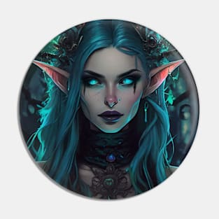 Elven Necromancer Pin