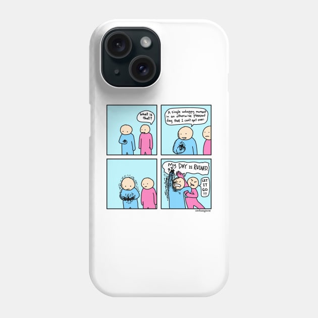 A single unhappy moment Phone Case by xibang