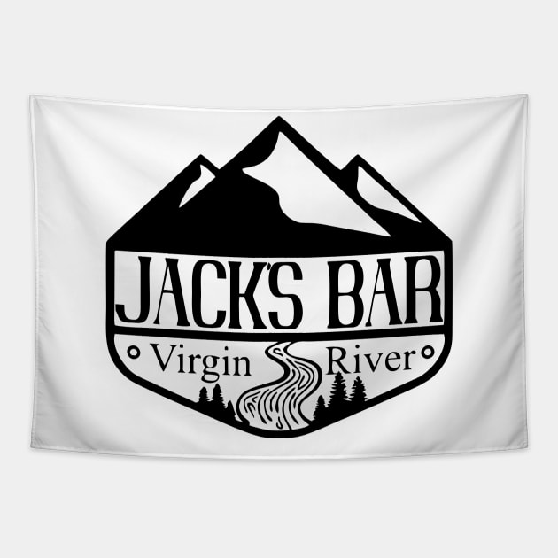 Jacks Bar Virgin River Tapestry by luisharun