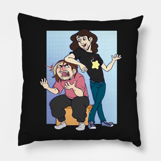 Grumps Pillow by RottingRootsArts