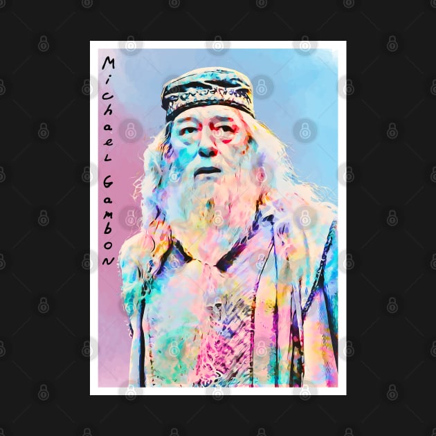 Poster Art Michael Gambon by Next And Stop