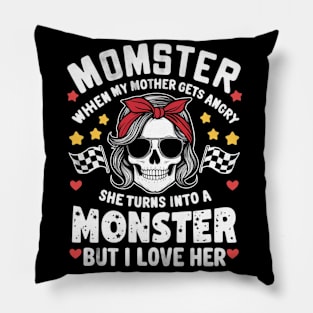 MOMSTER When My MOTHER Gets Angry She Turns Into A Monster But I Love Her Pillow