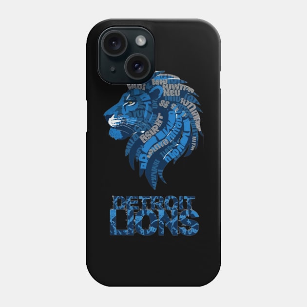 Detroit Lions Phone Case by TshirtMA