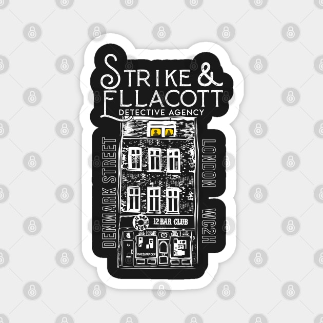 Cormoran Strike and Robin Ellacott Magnet by MorvernDesigns