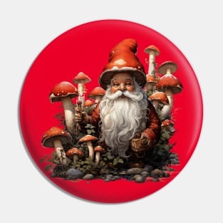 Santa Muscaria Pin