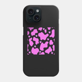 strawberry cow print design Phone Case