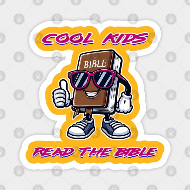 Stylish Scripture Study - Cool Kids Read the Bible Magnet by Reformed Fire