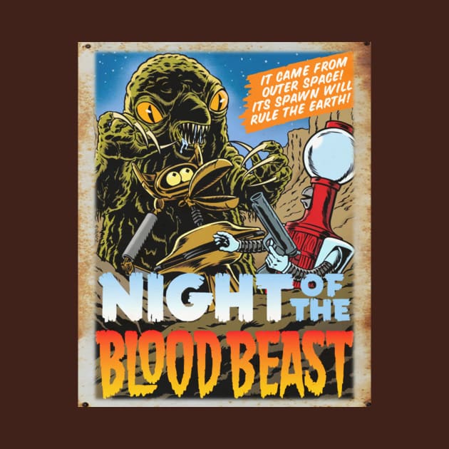 Mystery Science Rusty Barn Sign 3000 - Night of the Blood Beast by Starbase79