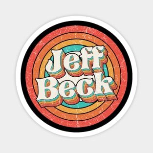 Jeff Proud Name - Vintage Grunge Style Magnet