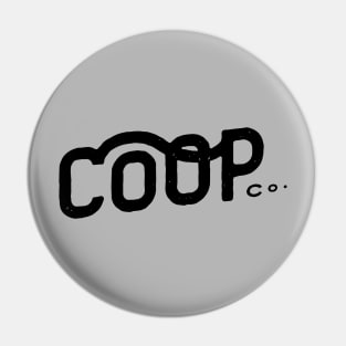 COOP CO Wordmark in Black Pin