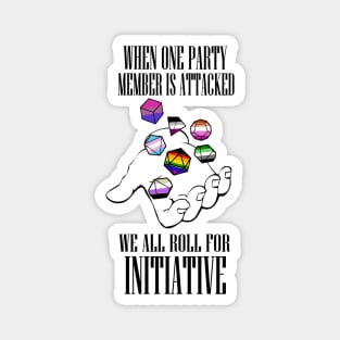 Roll for Initiative! Pride ver. 1 Magnet