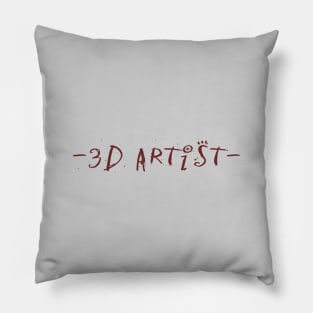 3d artist Pillow