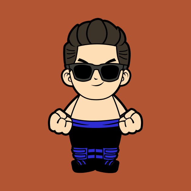 Johnny Cage Chibi by liora natalia