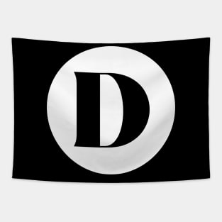 D (Letter Initial Monogram) Tapestry