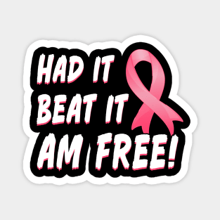 Free Womens Breast Cancer Survivor Breast Cancer Awareness Magnet