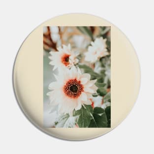 Pastel sunflowers Pin