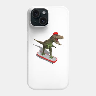 Skateboarding T-Rex Phone Case