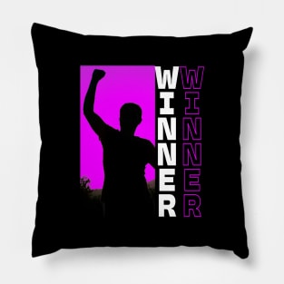 Purple Winner Pillow