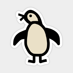 Cute Animals Penguin Portrait Magnet