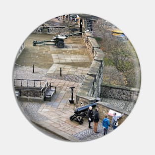 Near the One o'clock gun within the walls of Edinburgh Castle Pin