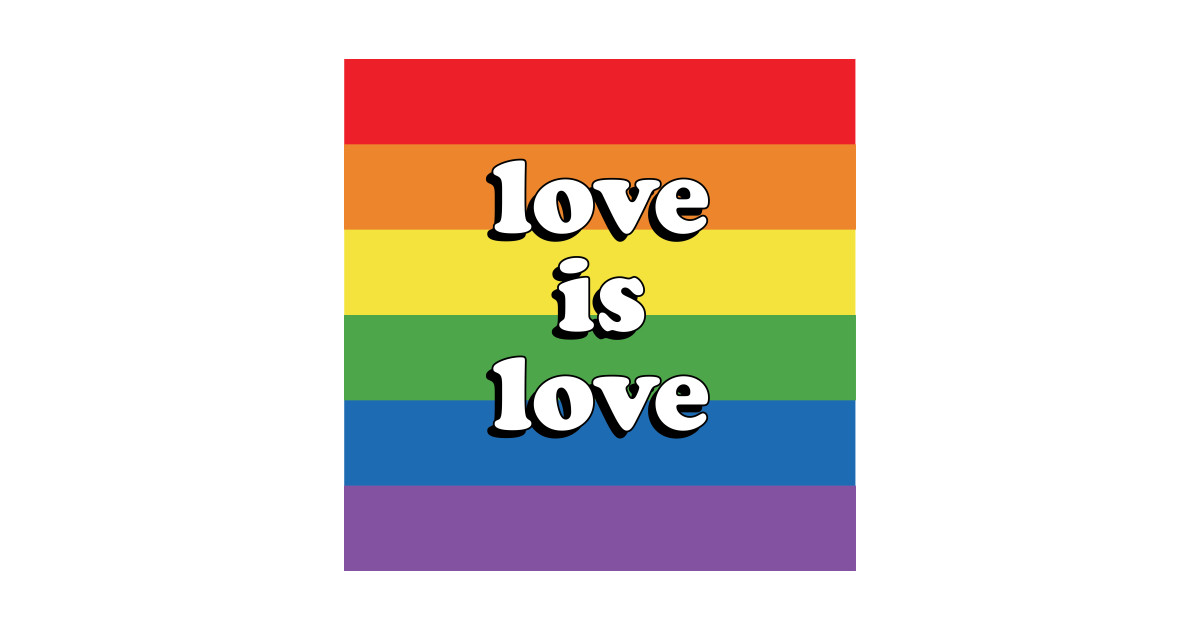 Love is Love - LGBTQ Pride Flag - Lgbtq - Posters and Art Prints ...