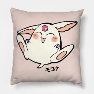 I draw white mokona modoki with japanese name / xxx holic Pillow