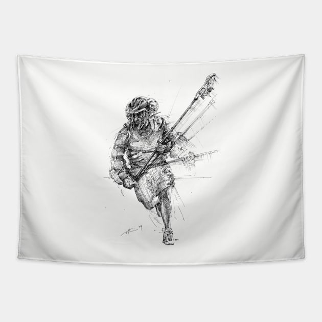 Long Pole Tapestry by TheArtofLax