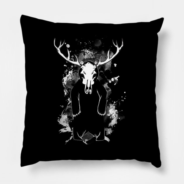 Bear Cult Pillow by Jess Adams