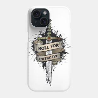 Roll for Initiative Broken Sword Vintage Phone Case