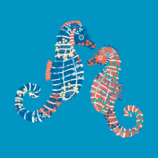 Seahorse Pair Tropical Fish T-Shirt