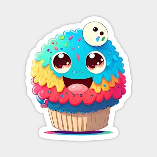 Cupcake Monster Magnet