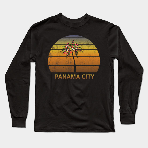 Retro Panama City Christmas Family Vacation Souvenir Matching