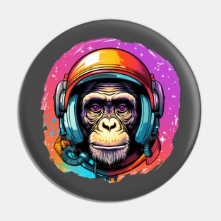 Space Chimp Pin