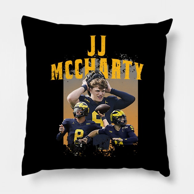 Jj Mccarthy bootleg design Pillow by jerrysanji