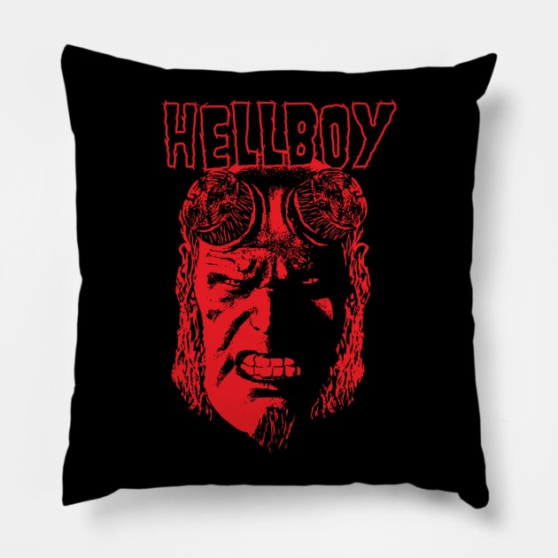 Hellboy Pillow by Daletheskater