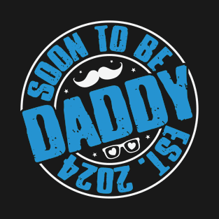 Soon to be daddy 2024 Retro Gift for Father’s day, Birthday, Thanksgiving, Christmas, New Year T-Shirt