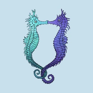 Kissing Seahorses T-Shirt