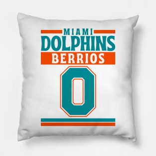 Miami Dolphins Berrios 0 Edition 3 Pillow