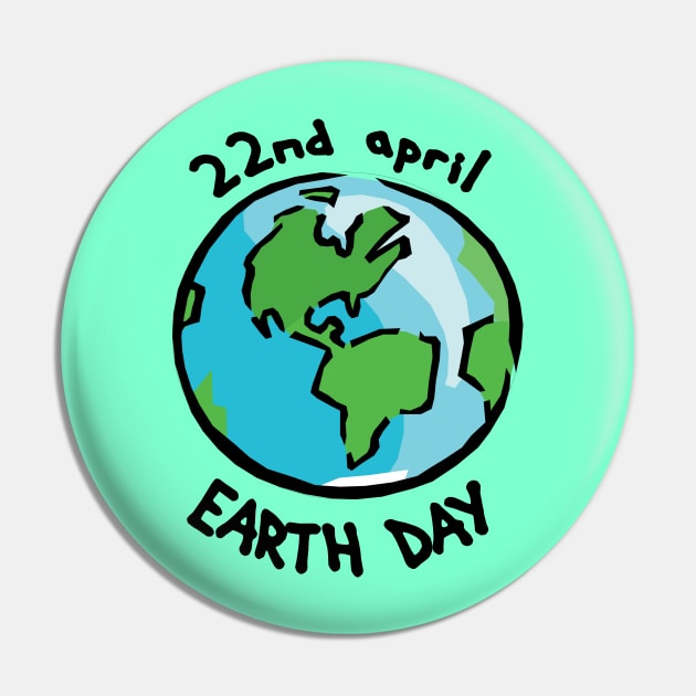 Earth Day Pin by Unelmoija