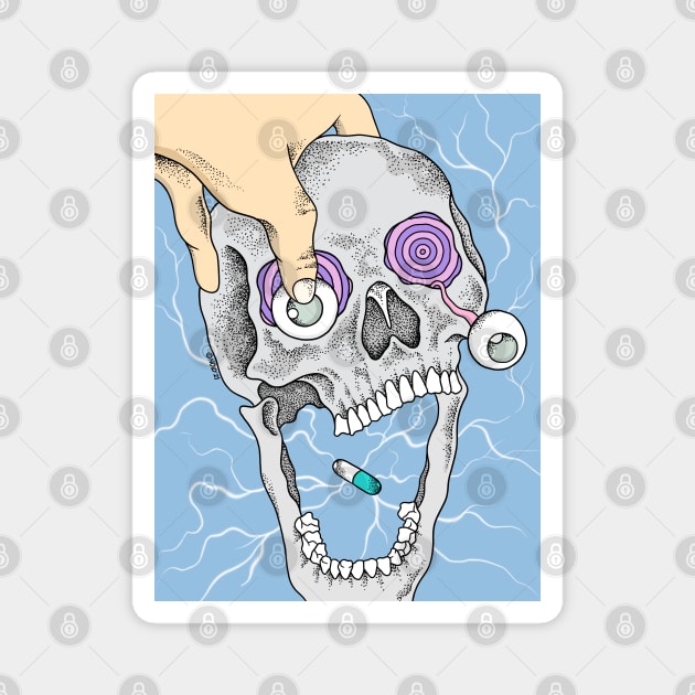 Thrill Of Confusion Magnet by Arvilainoid