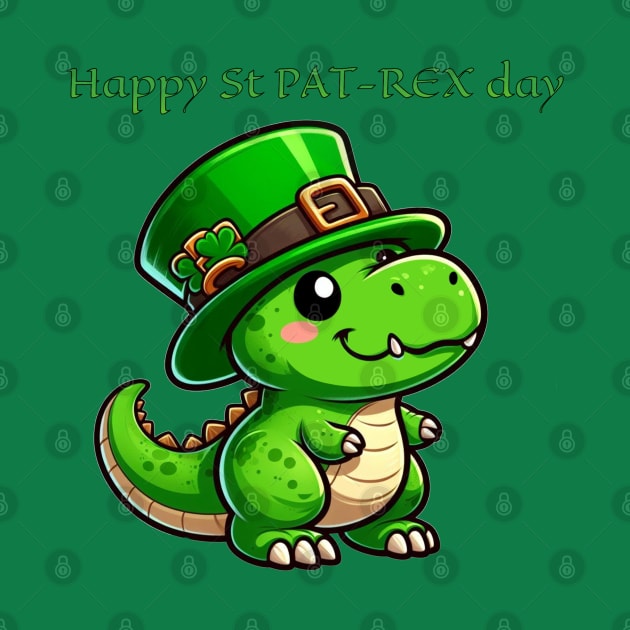 Saint Pat-rex day by Dannysdesigns80 