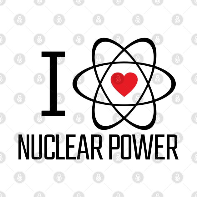 I Love Nuclear Power | Nuclear Energy, Heart, Atom, Climate by Decamega