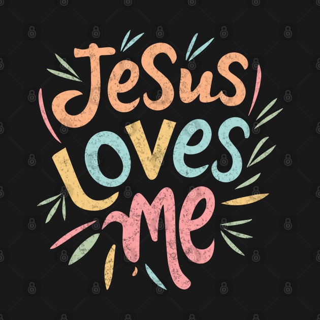 Jesus Loves Me - vintage design by Bellinna