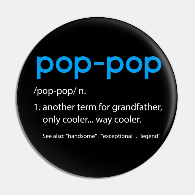 Pop Pop Definition Gift Idea Pin by foxredb