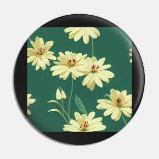 Beautiful Stylized Yellow Flowers, for all those who love nature #183 Pin