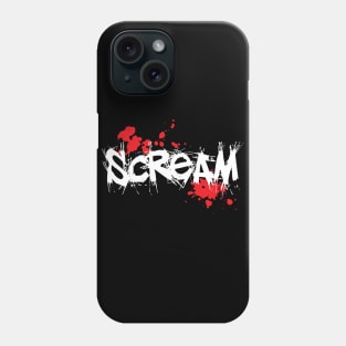 Scream horror design Phone Case