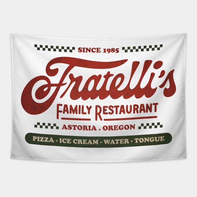 Fratelli's Restaurant Vintage Tapestry by w3stuostw50th